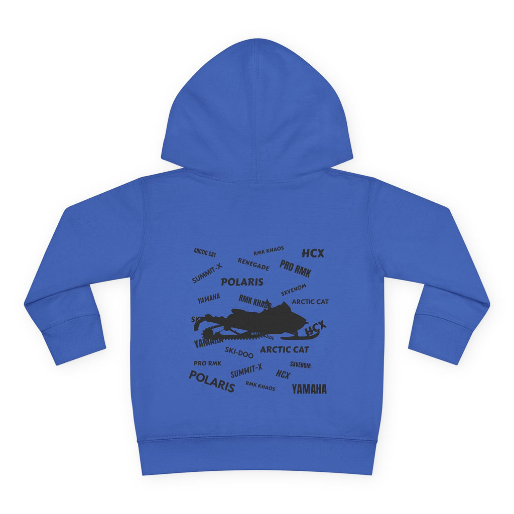 Toddler Hoodie — Snowmobile models