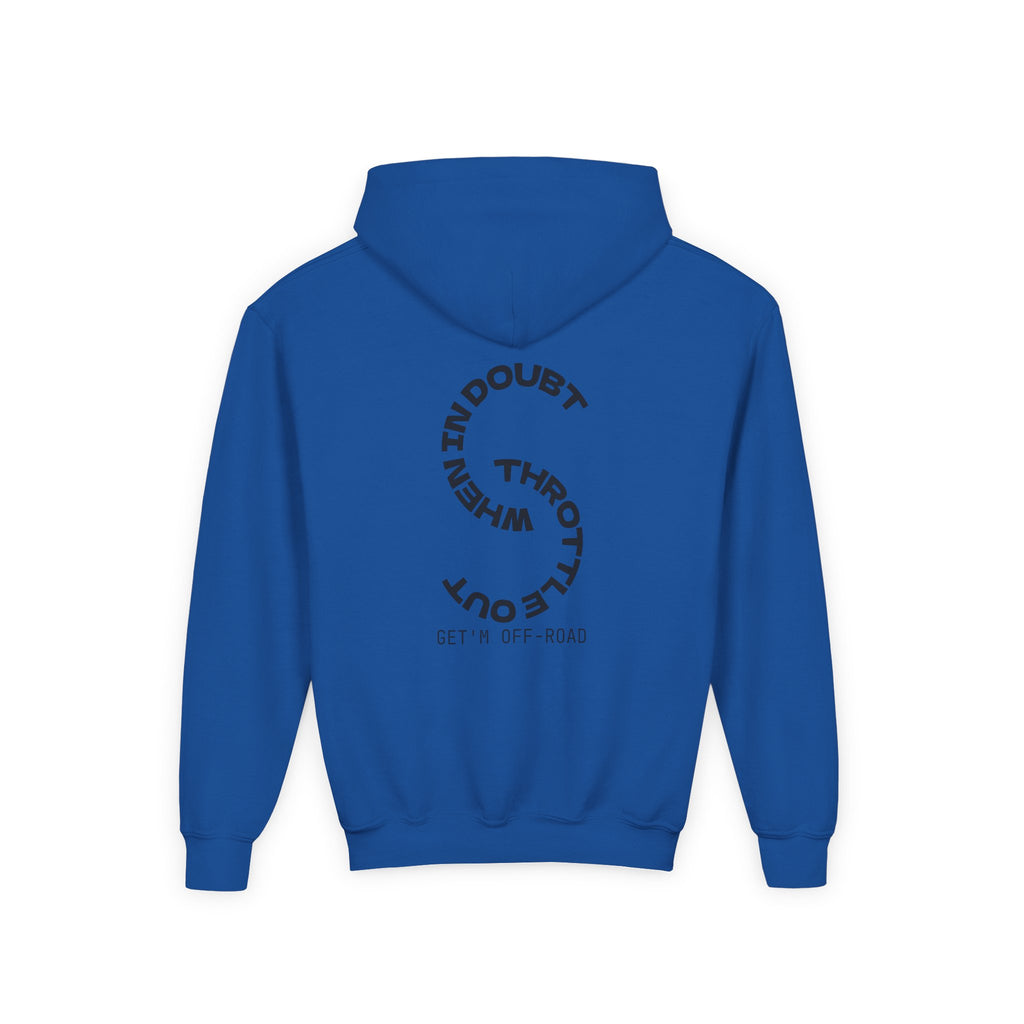 Youth Hoodie — Throttle Out