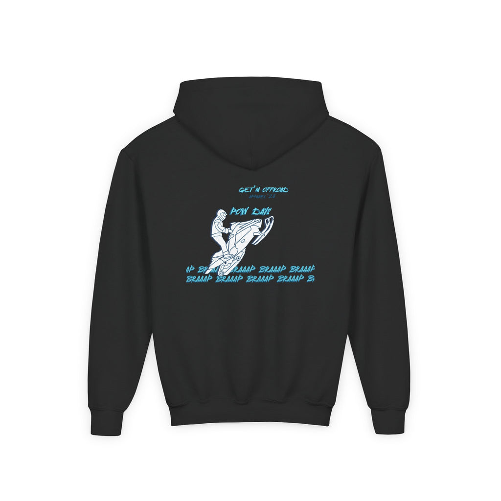 Youth Hoodie —sled rider