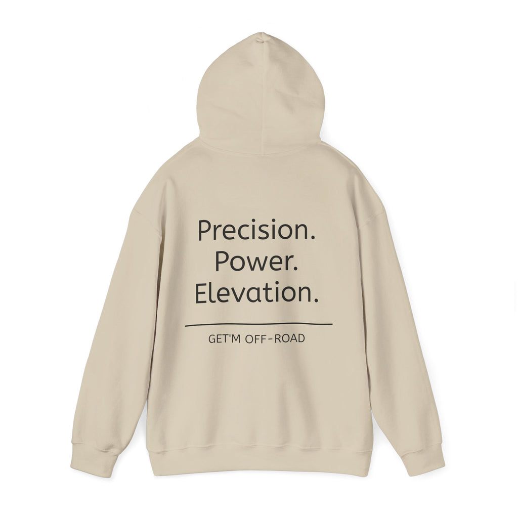 Unisex Hoodie--Precision. Power. Elevation.
