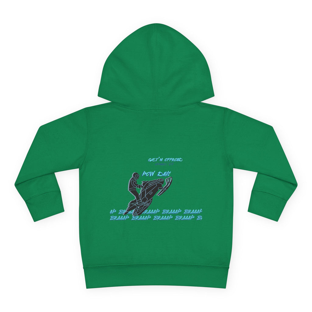Toddler Hoodie — sled rider