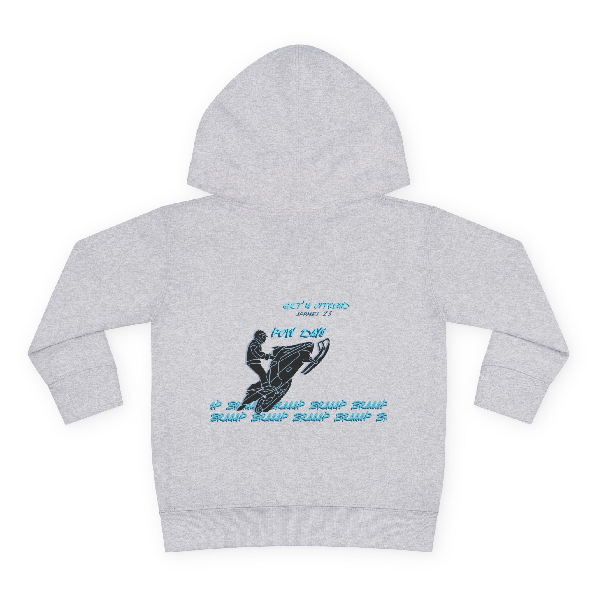 Toddler Hoodie — sled rider