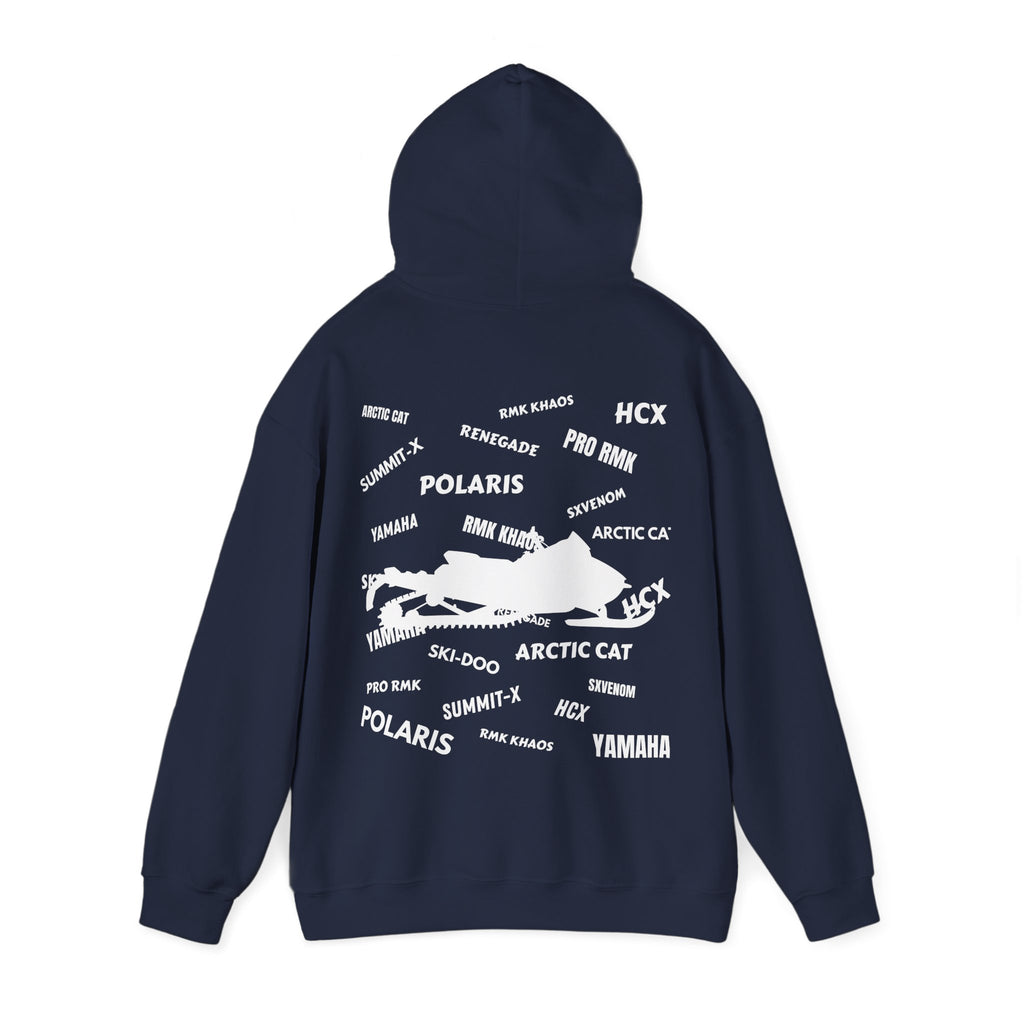 Unisex Hoodie — white models