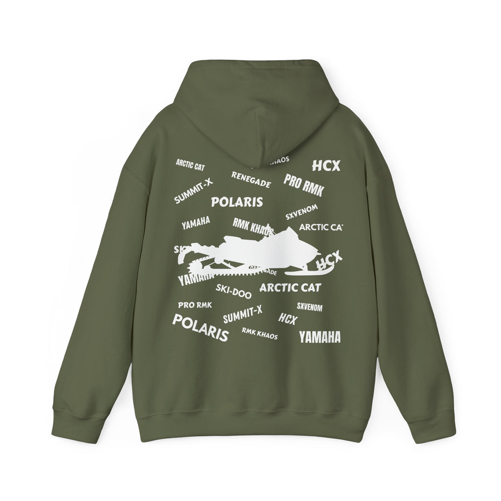 Unisex Hoodie — white models