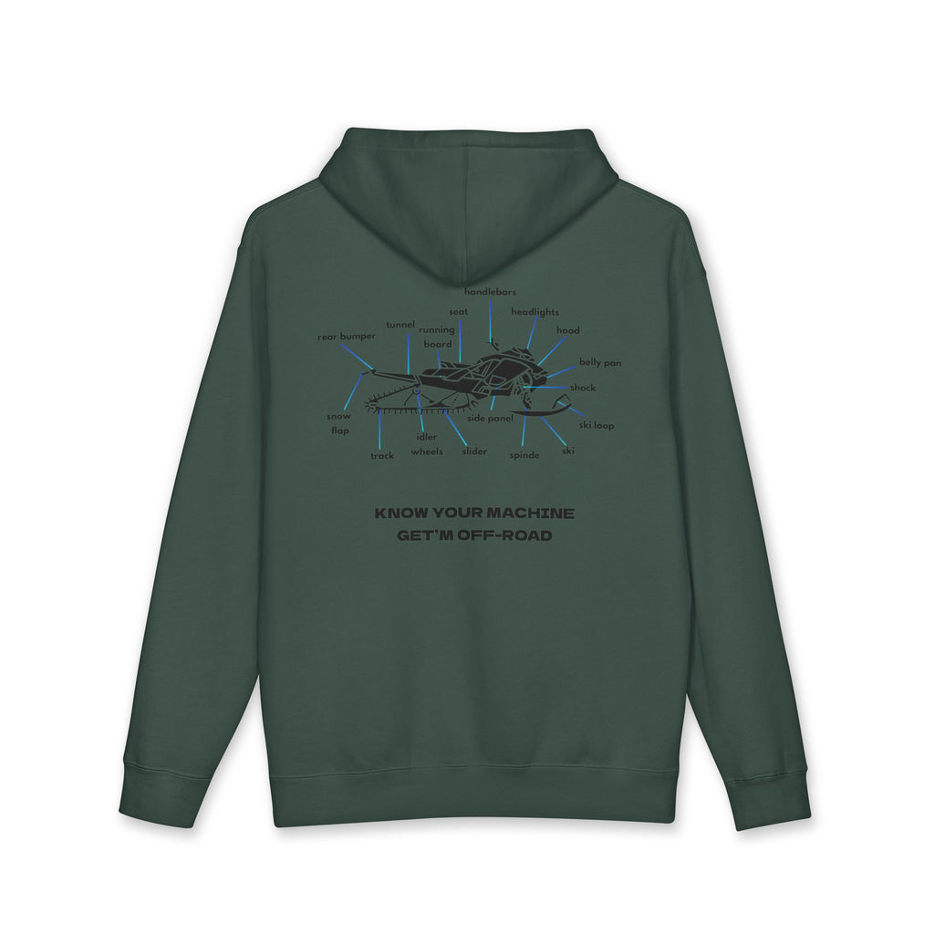 Unisex Hoodie-labeled sled