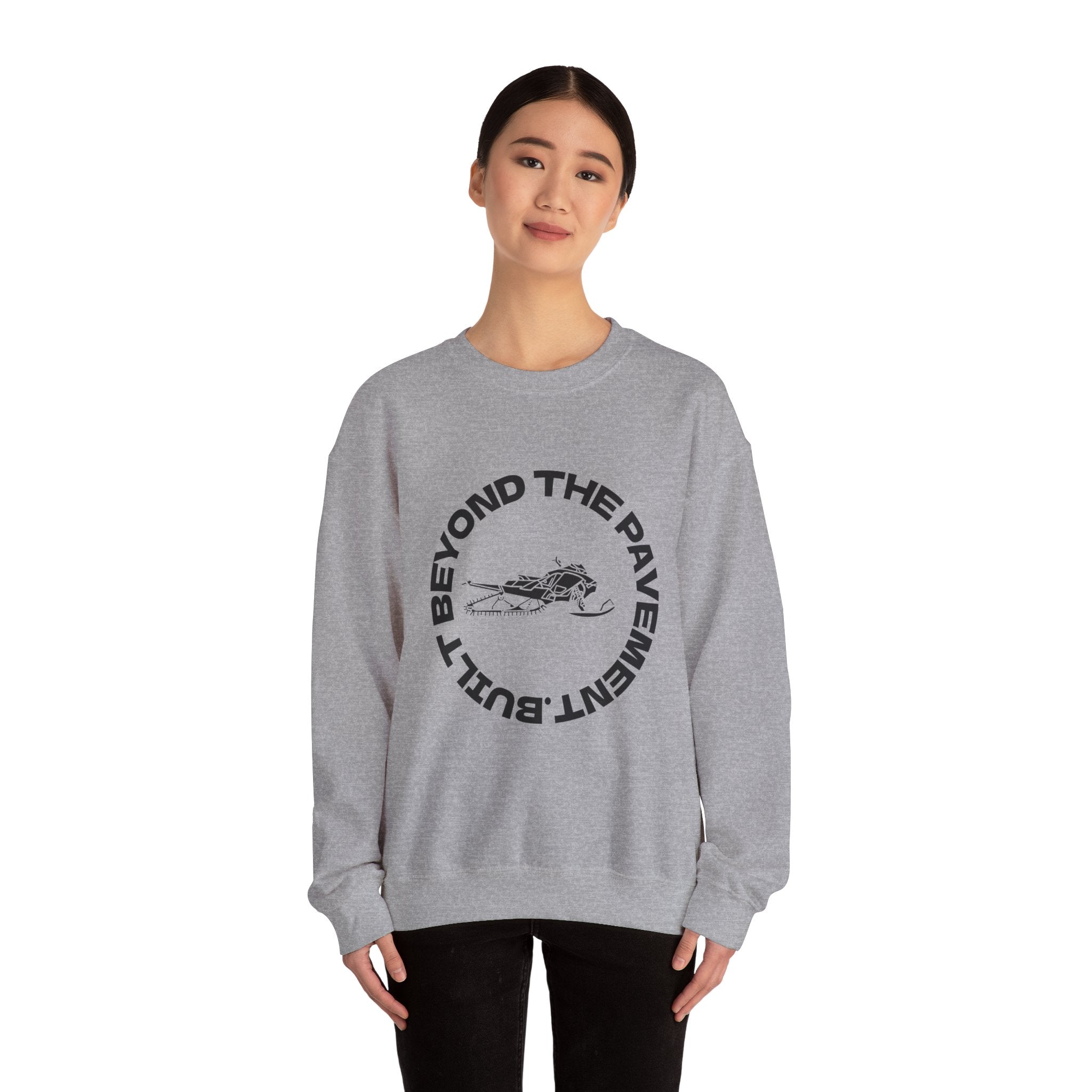 Unisex Crewneck--built beyond the pavement