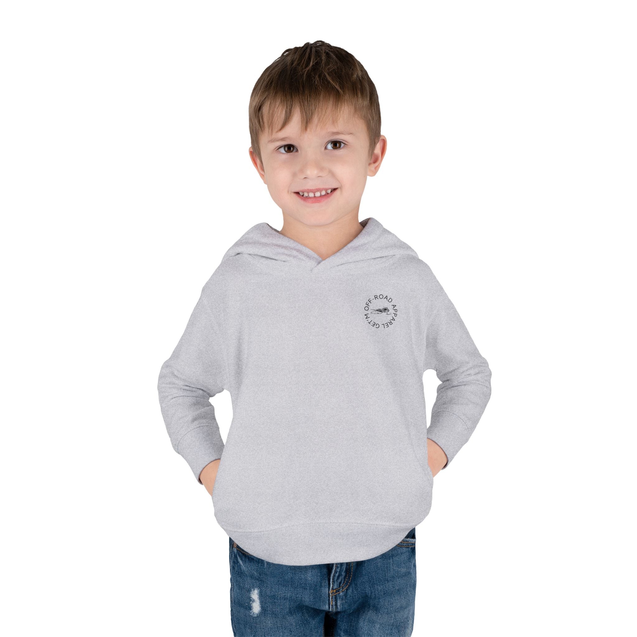 Toddler Hoodie — labeled sled