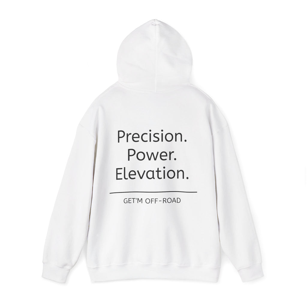 Unisex Hoodie--Precision. Power. Elevation.