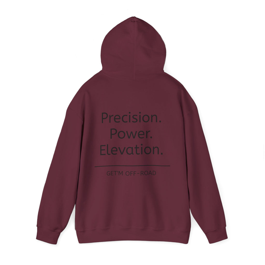 Unisex Hoodie--Precision. Power. Elevation.