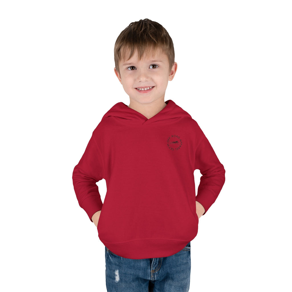 Toddler Hoodie — labeled sled