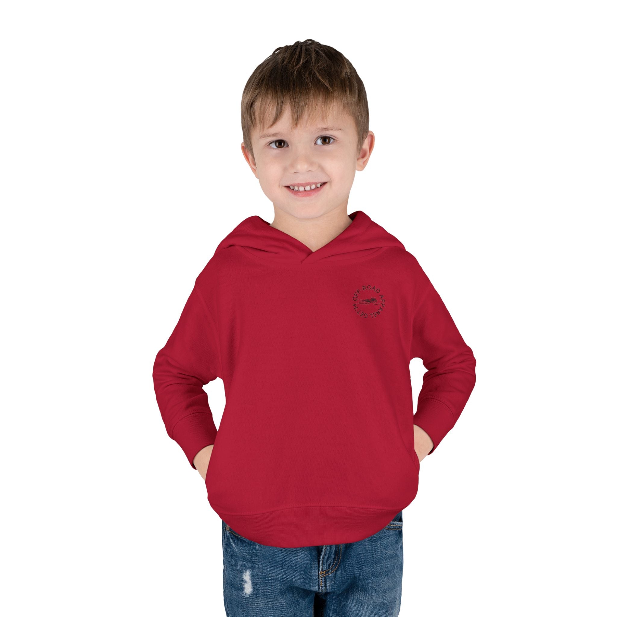 Toddler Hoodie — labeled sled