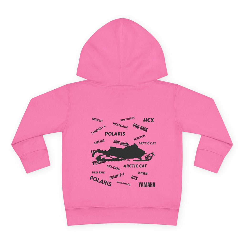 Toddler Hoodie — Snowmobile models