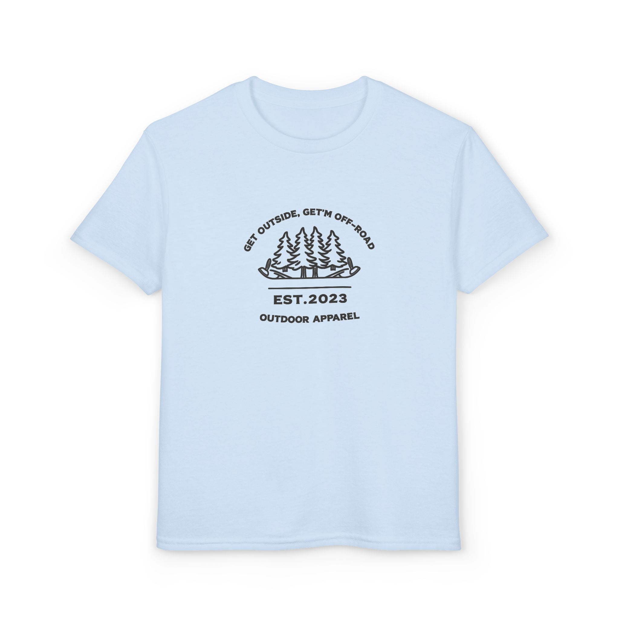 Youth T-Shirt — "Get Outside, Get'M Off-road"