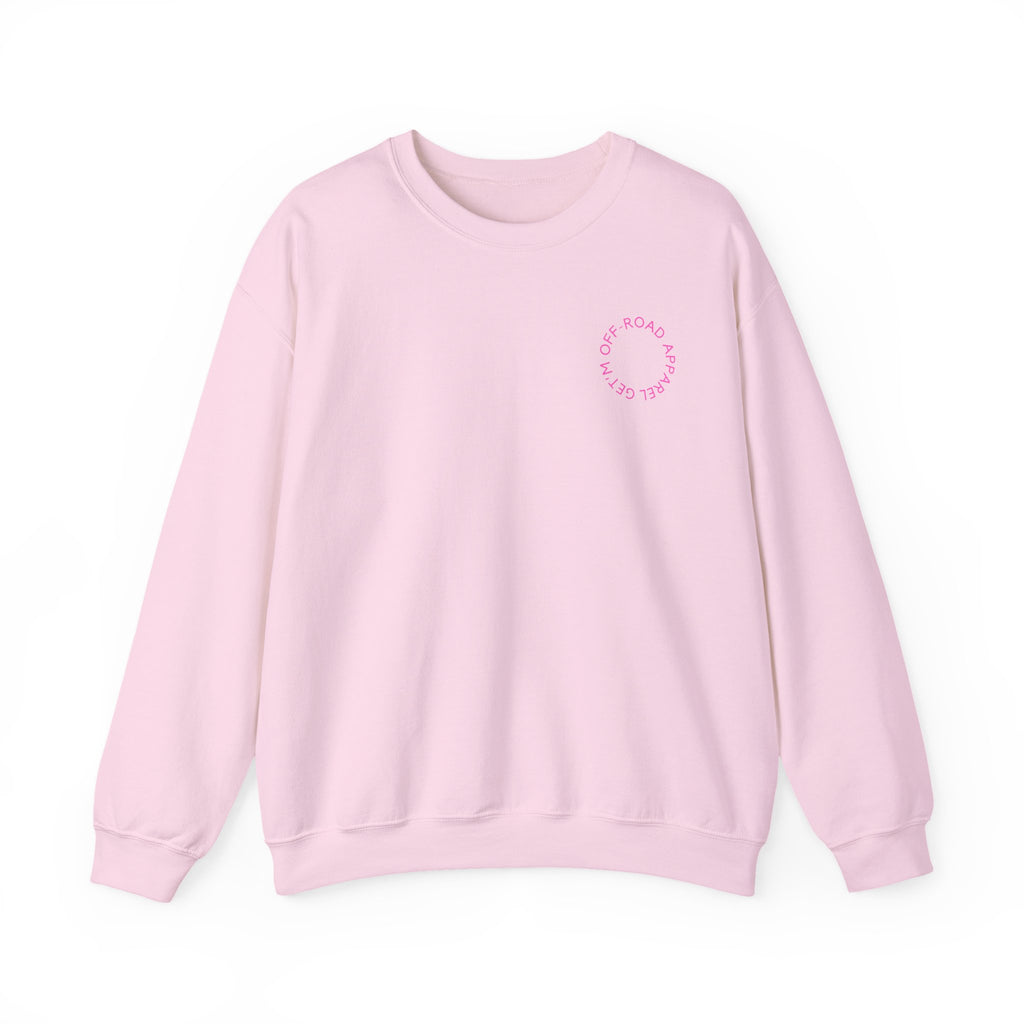 Crewneck— pink backcountry division