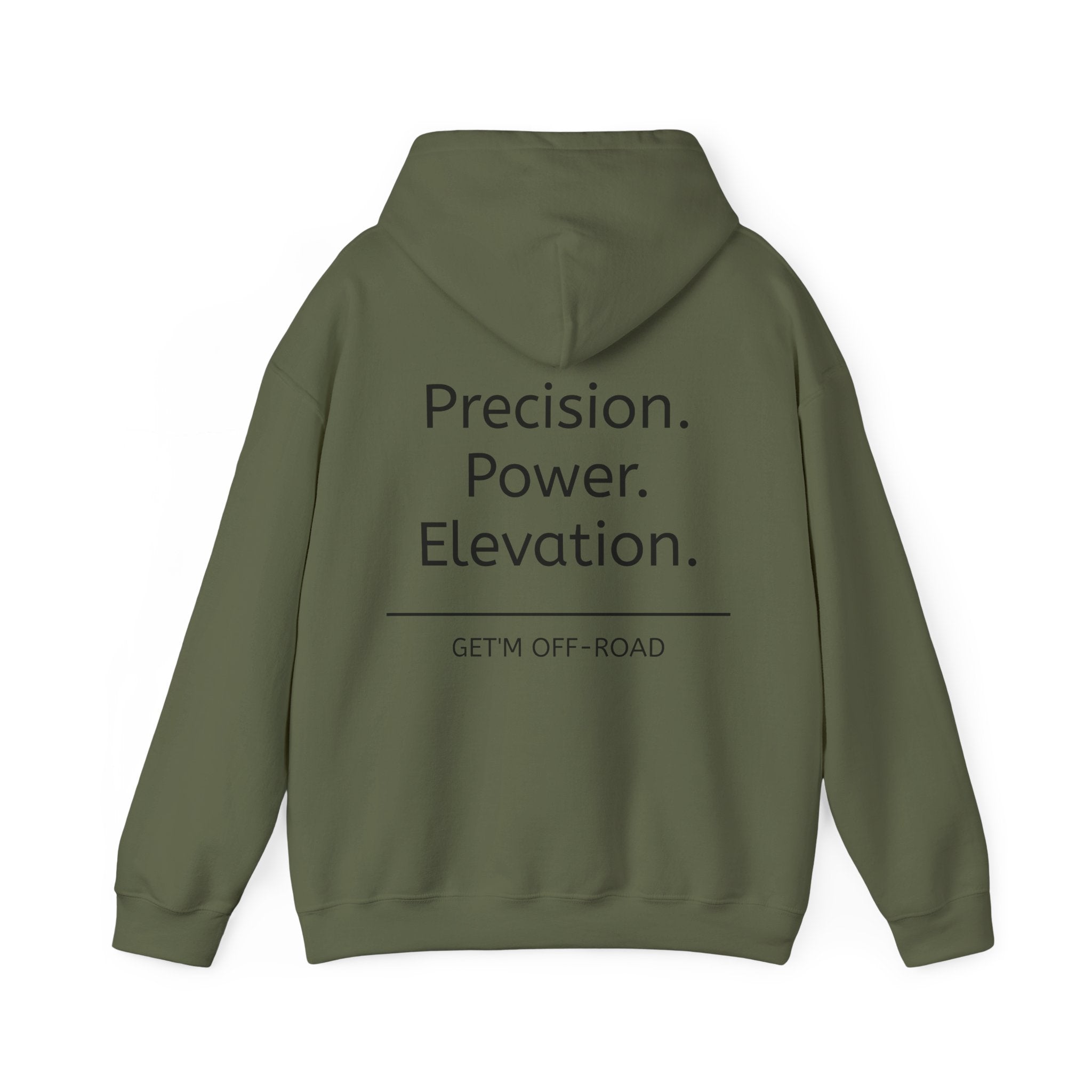 Unisex Hoodie--Precision. Power. Elevation.