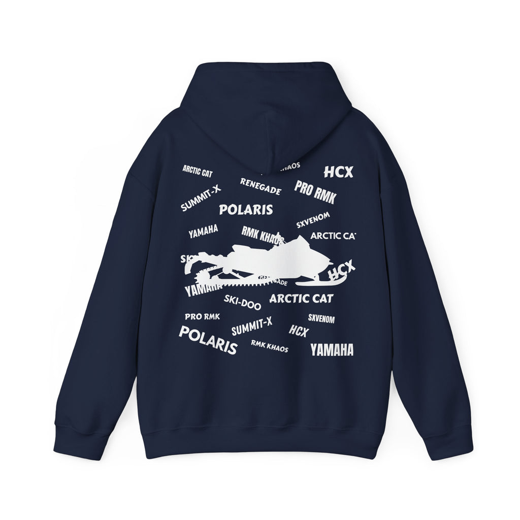 Unisex Hoodie — white models
