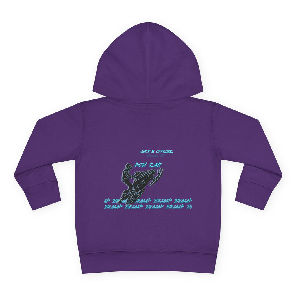 Toddler Hoodie — sled rider