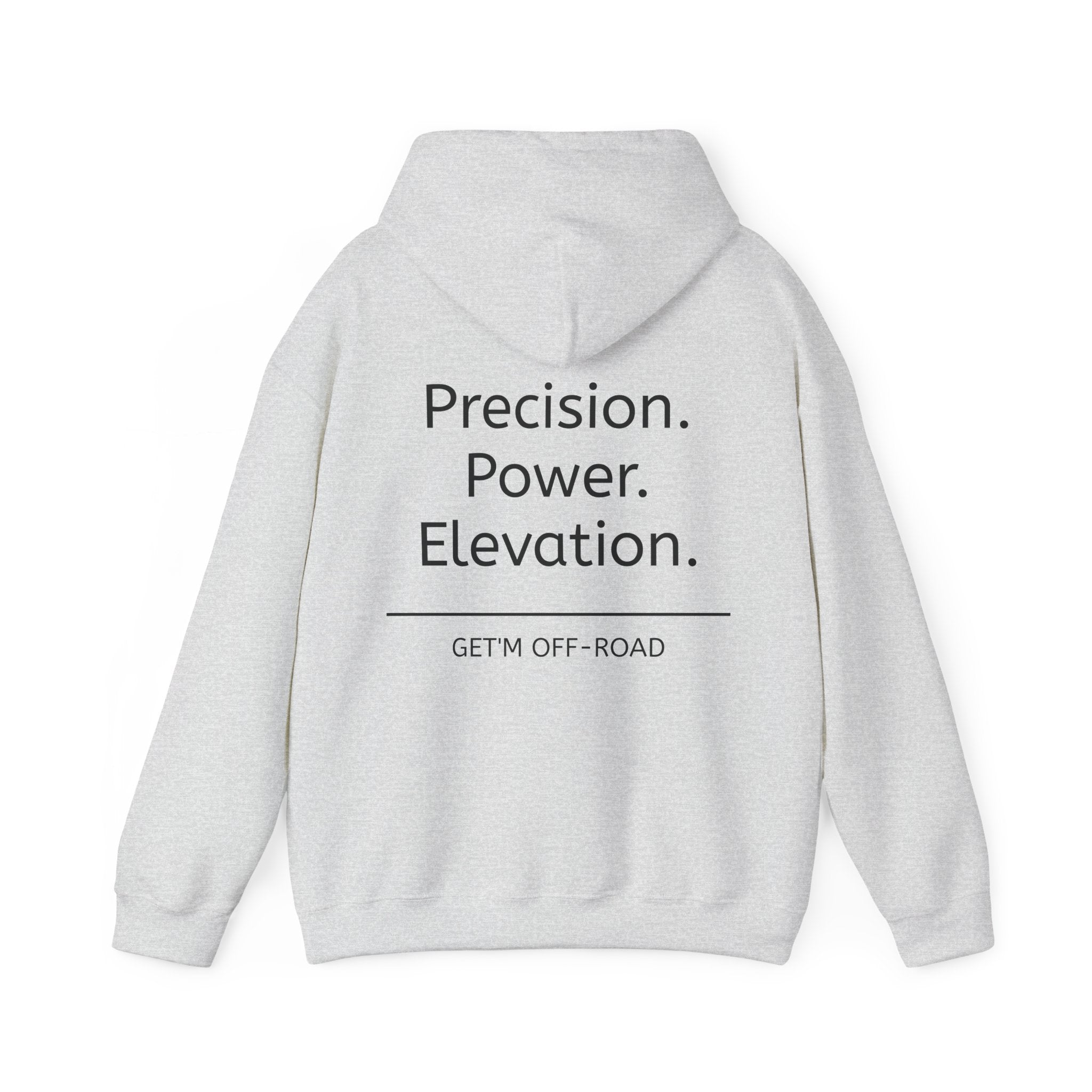 Unisex Hoodie--Precision. Power. Elevation.