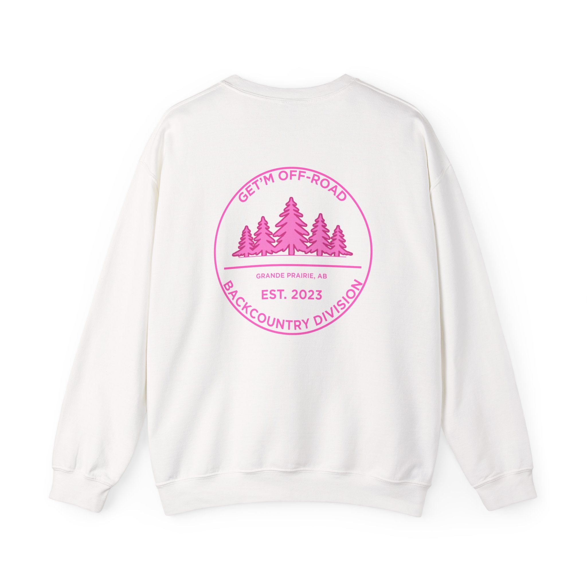 Crewneck— pink backcountry division