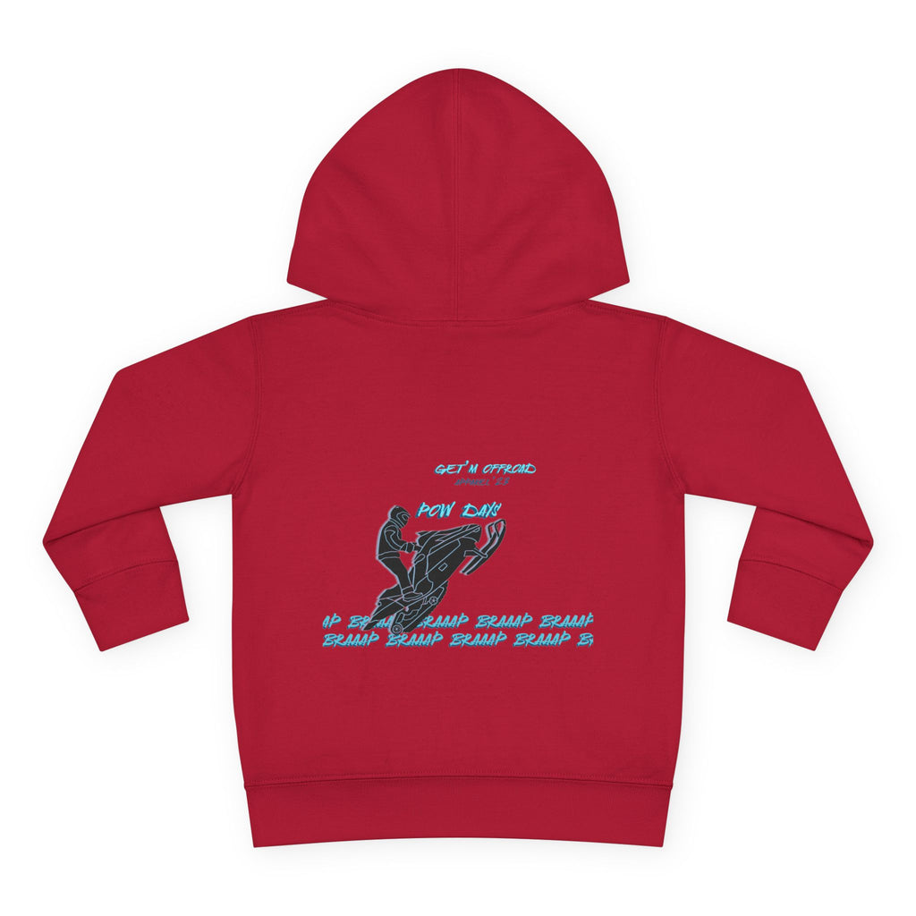 Toddler Hoodie — sled rider