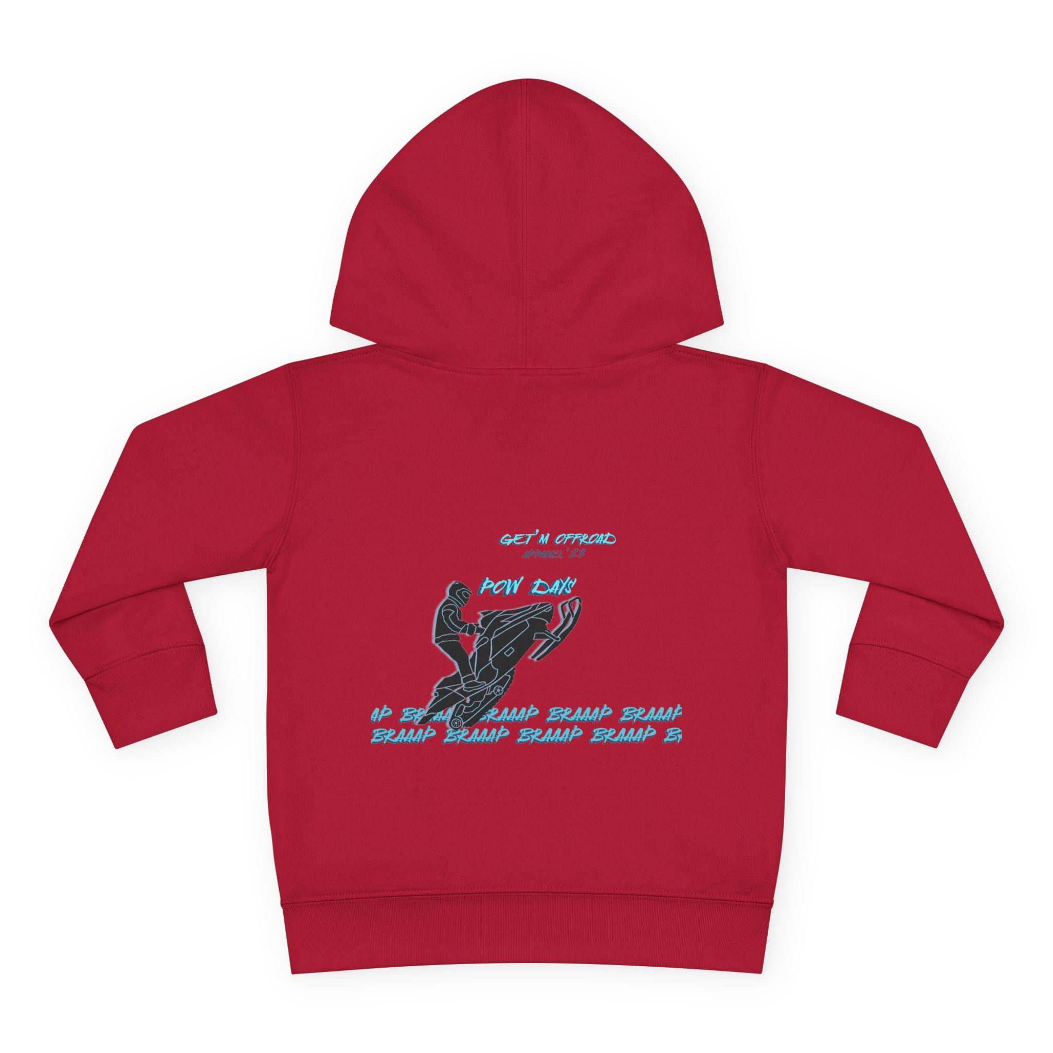 Toddler Hoodie — sled rider