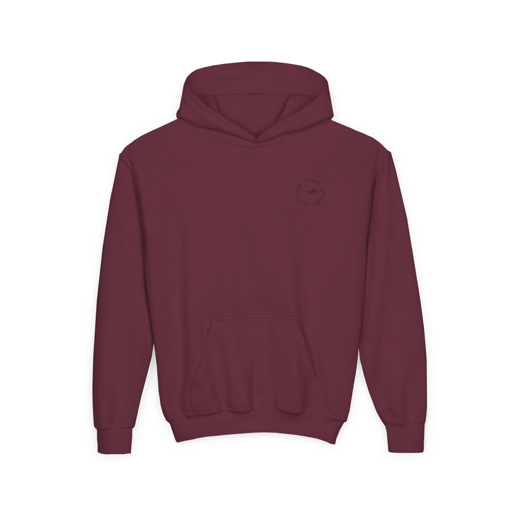 Youth Hoodie — labeled sled