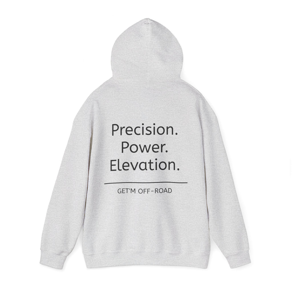 Unisex Hoodie--Precision. Power. Elevation.