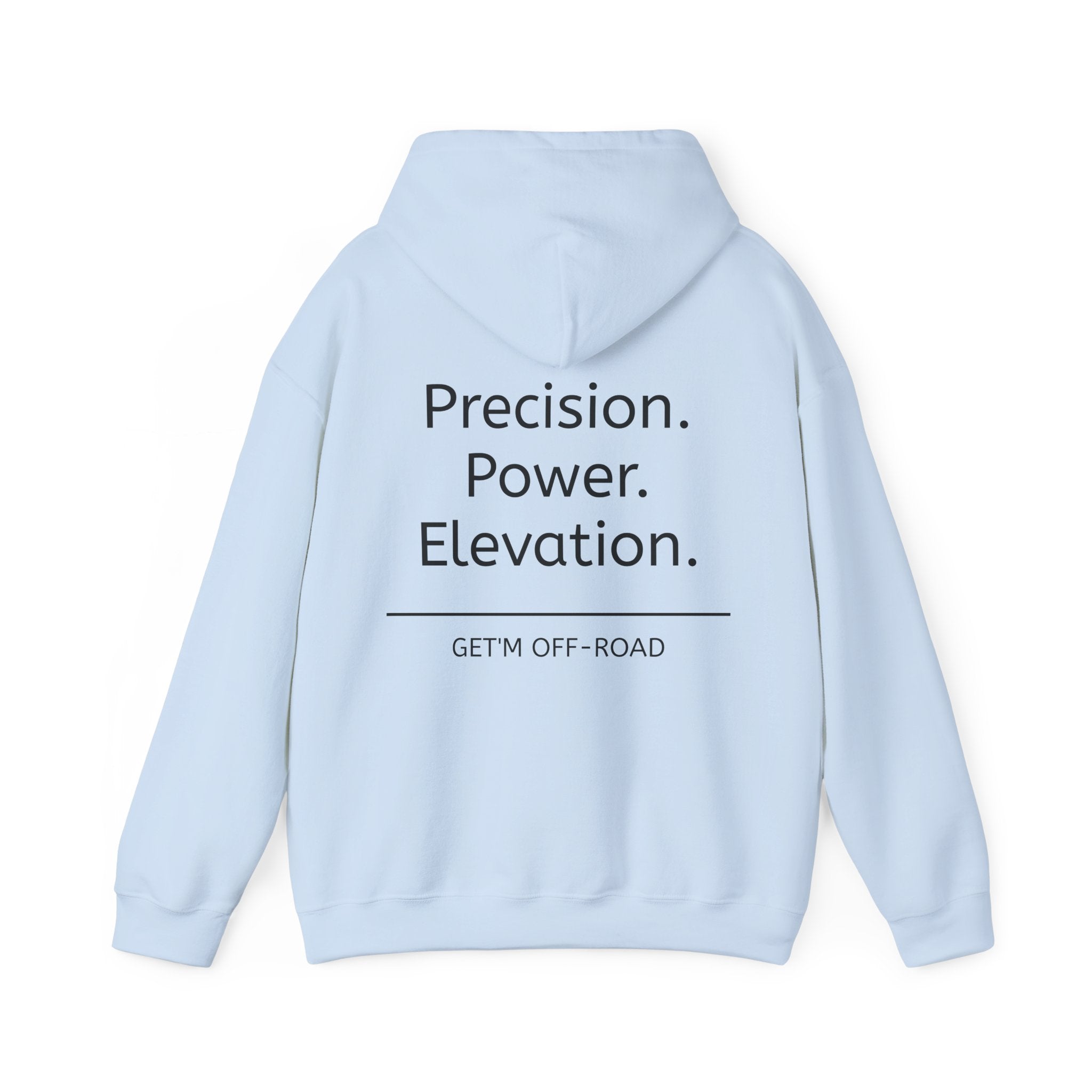 Unisex Hoodie--Precision. Power. Elevation.