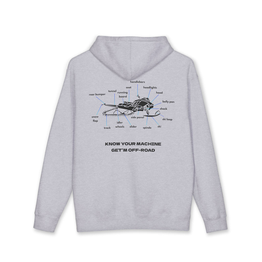 Unisex Hoodie-labeled sled
