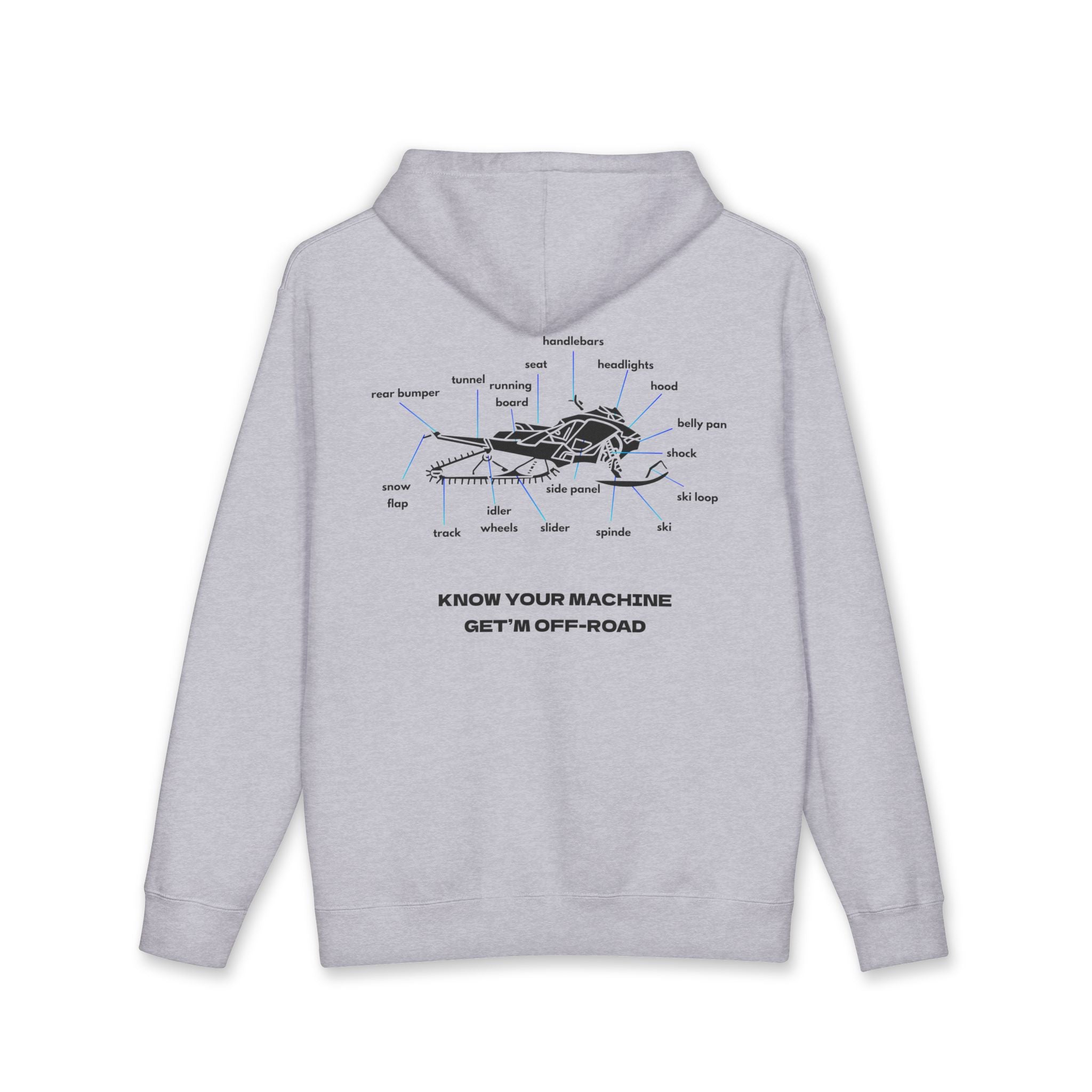 Unisex Hoodie-labeled sled