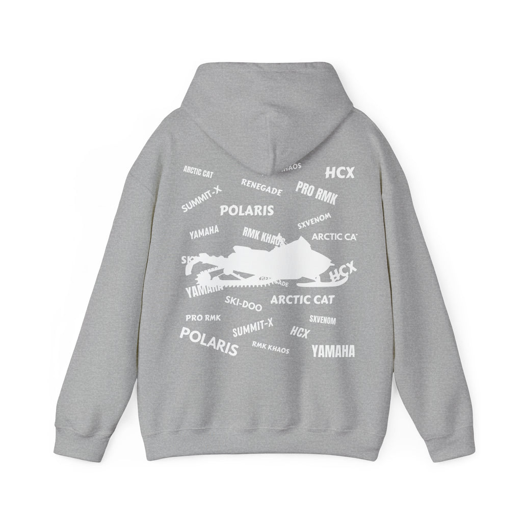 Unisex Hoodie — white models