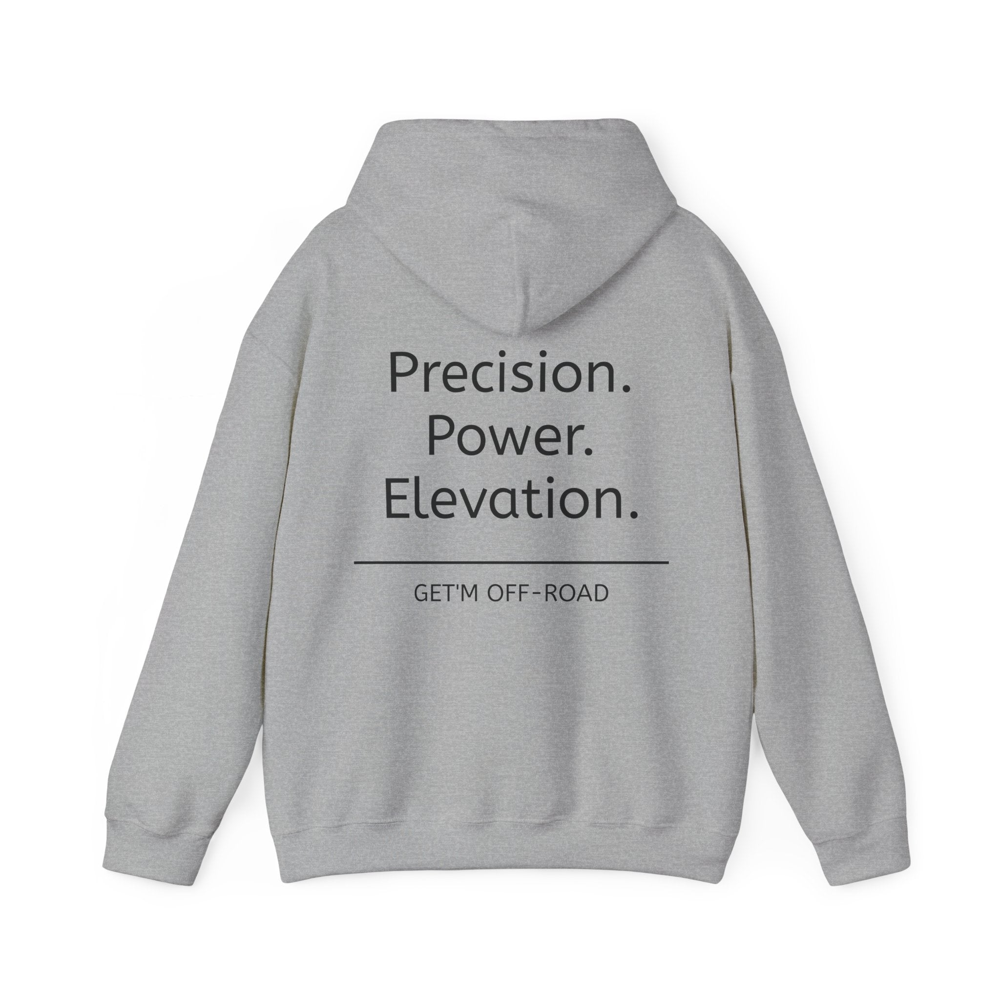 Unisex Hoodie--Precision. Power. Elevation.