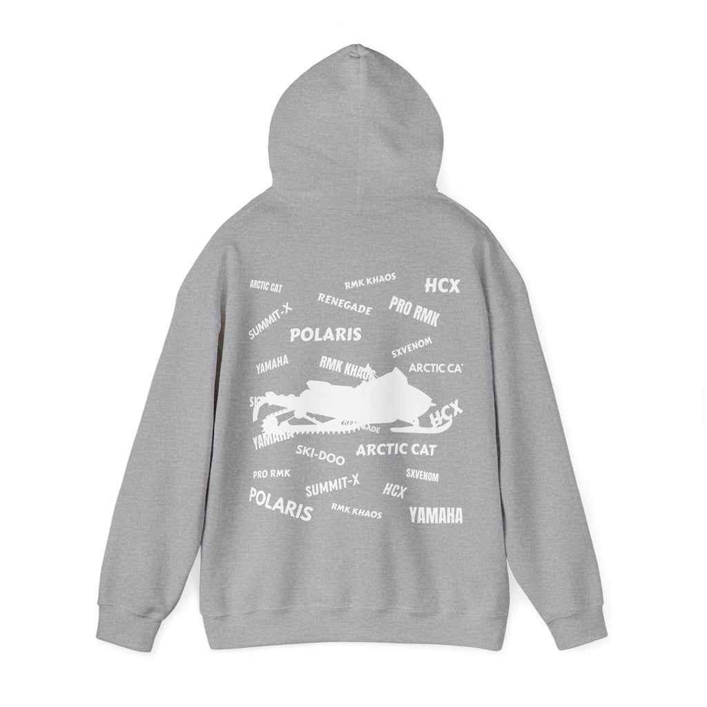 Unisex Hoodie — white models