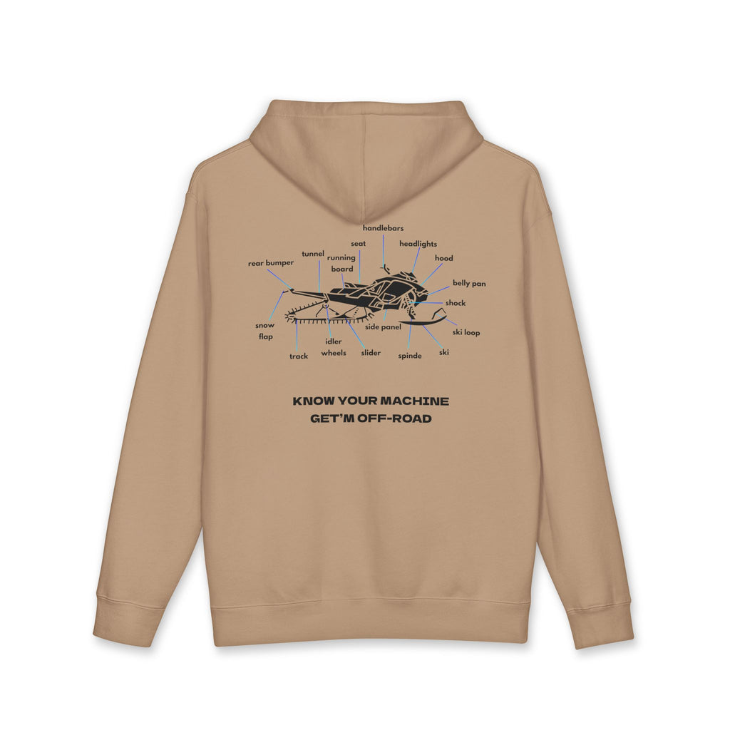 Unisex Hoodie-labeled sled