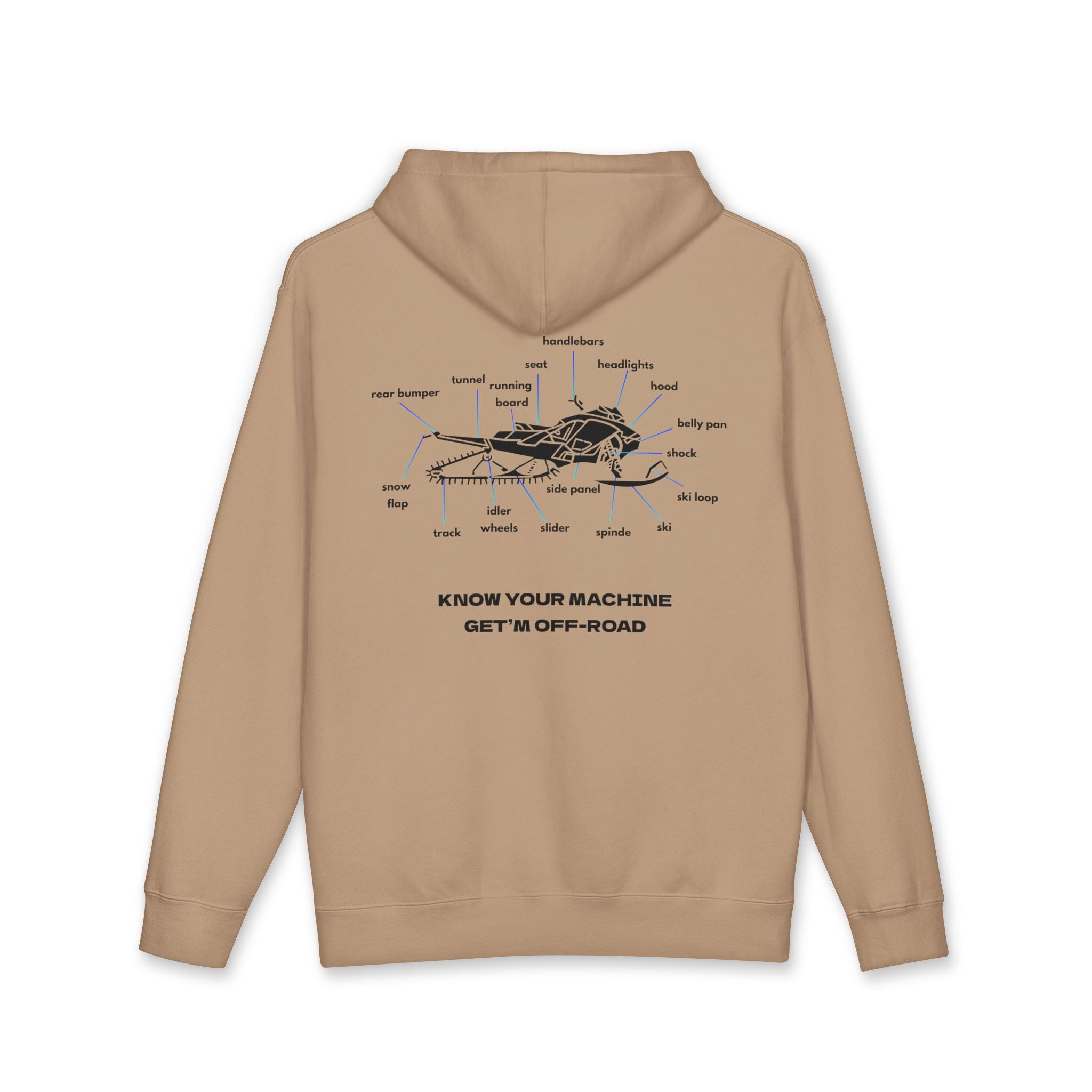 Unisex Hoodie-labeled sled