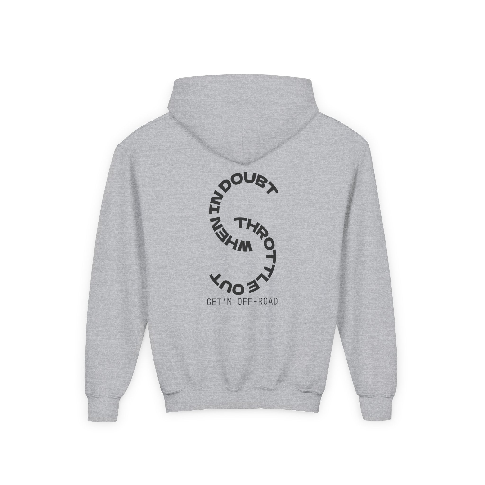 Youth Hoodie — Throttle Out