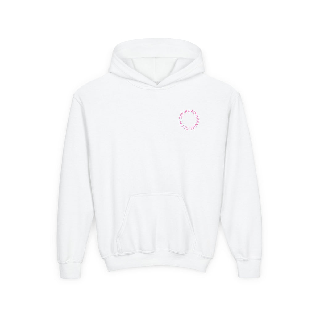 Youth Hoodie — Pink Backcountry Division