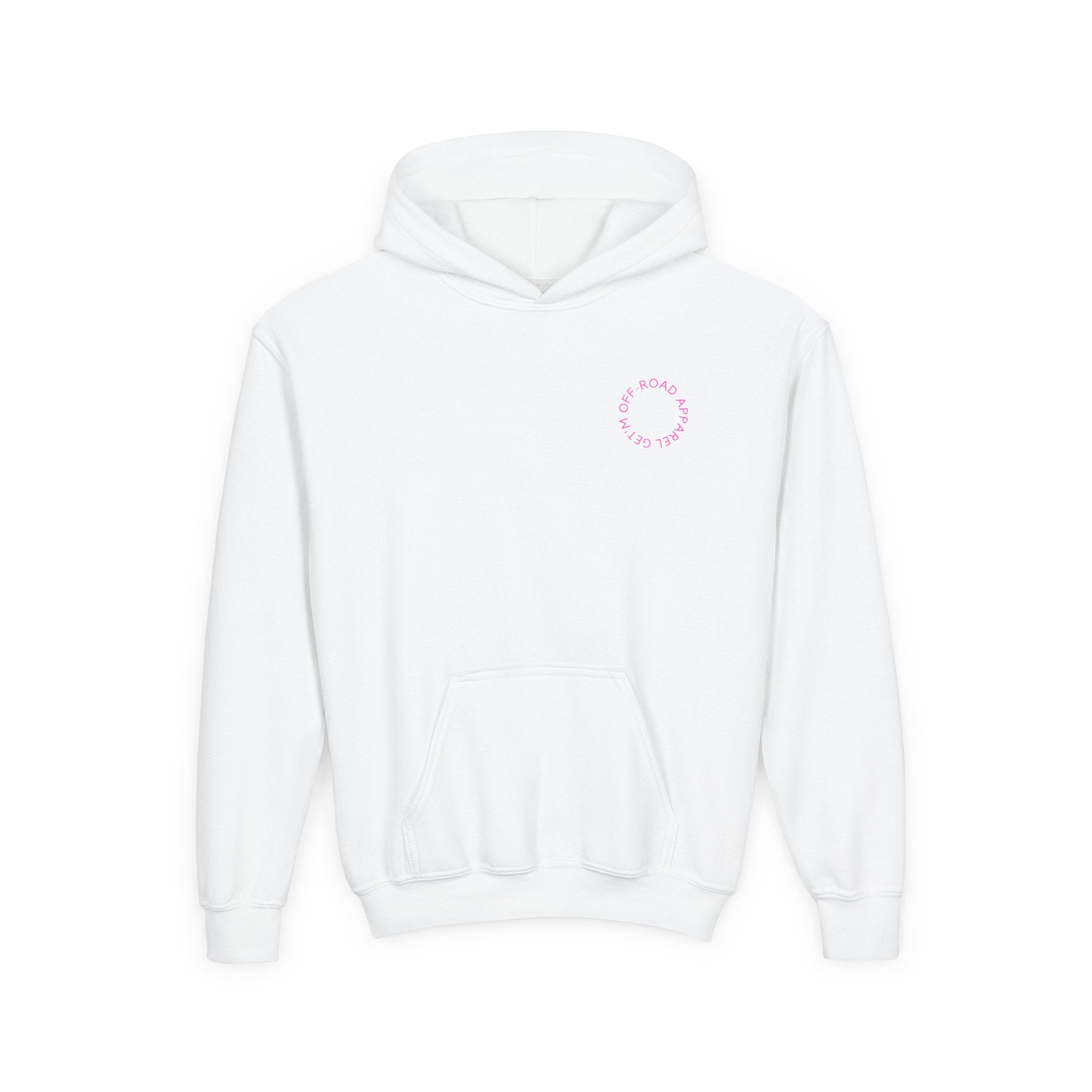 Youth Hoodie — Pink Backcountry Division
