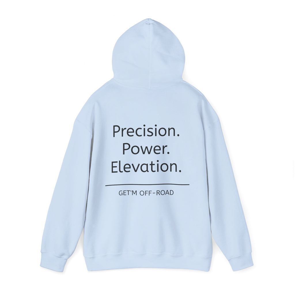 Unisex Hoodie--Precision. Power. Elevation.