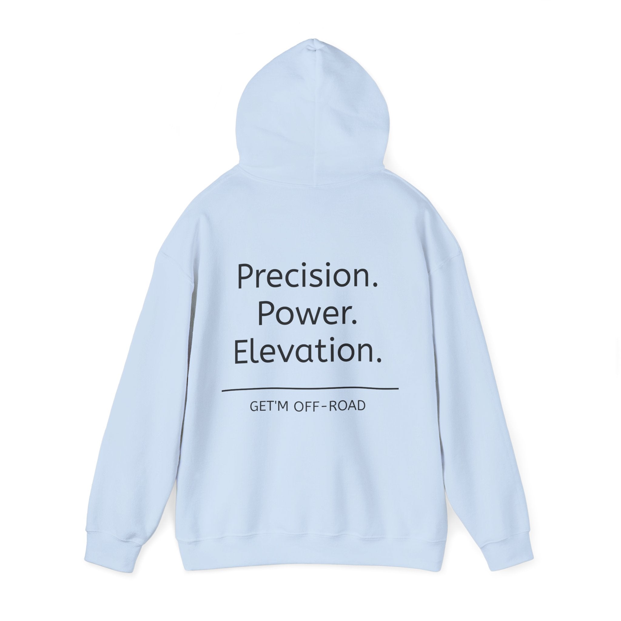Unisex Hoodie--Precision. Power. Elevation.