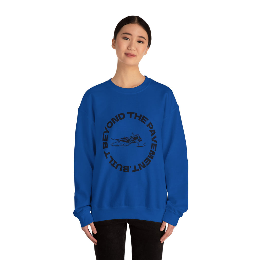 Unisex Crewneck--built beyond the pavement