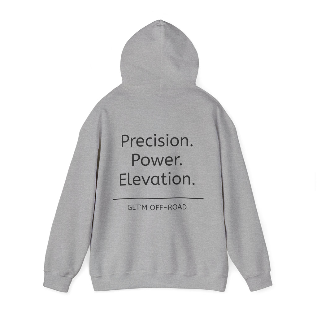 Unisex Hoodie--Precision. Power. Elevation.