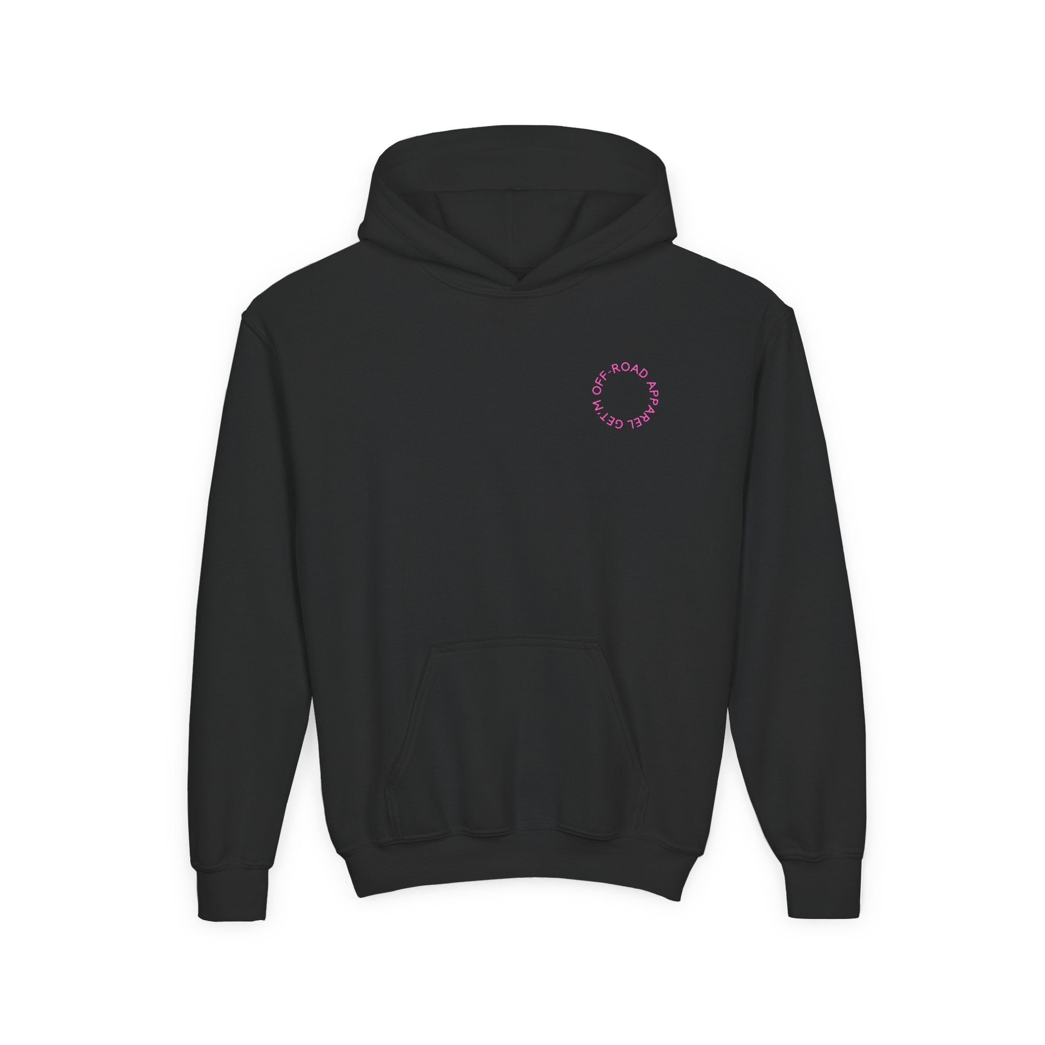 Youth Hoodie — Pink Backcountry Division